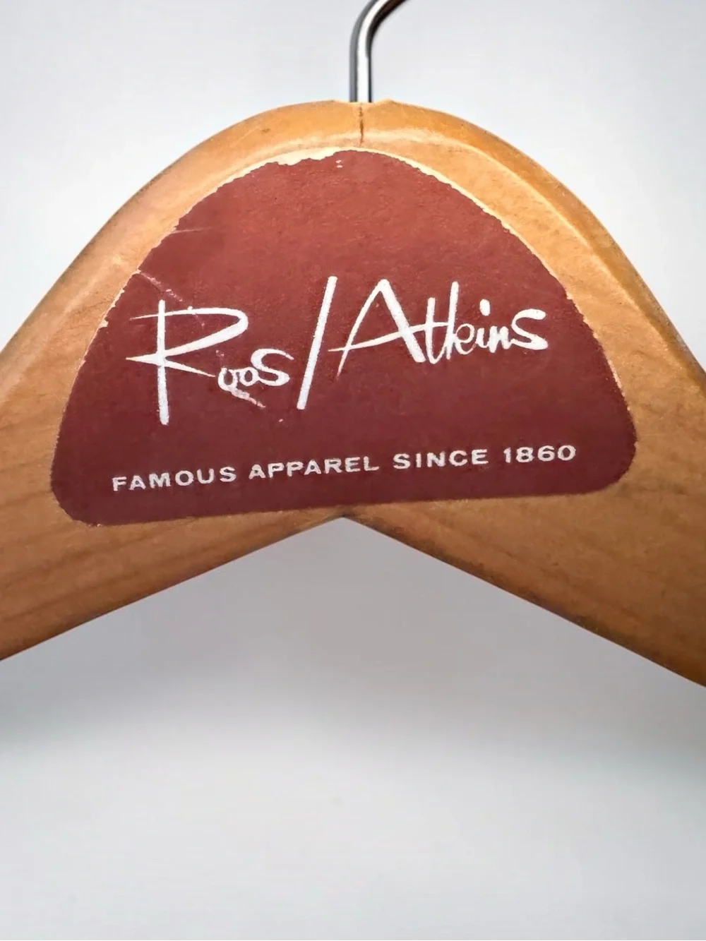 Wooden Hanger in Tan/Brown - Closet Accessory